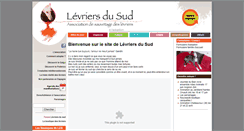 Desktop Screenshot of levriers-du-sud.org